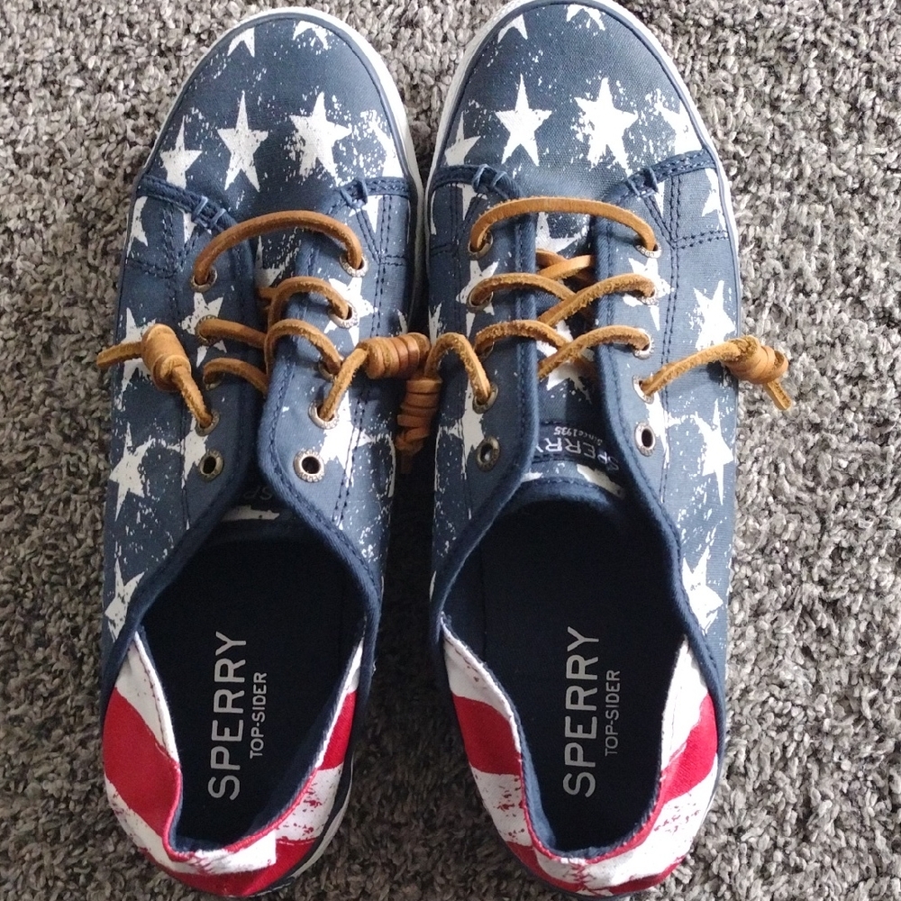 Sperry Women's Navy Star Boat Shoes